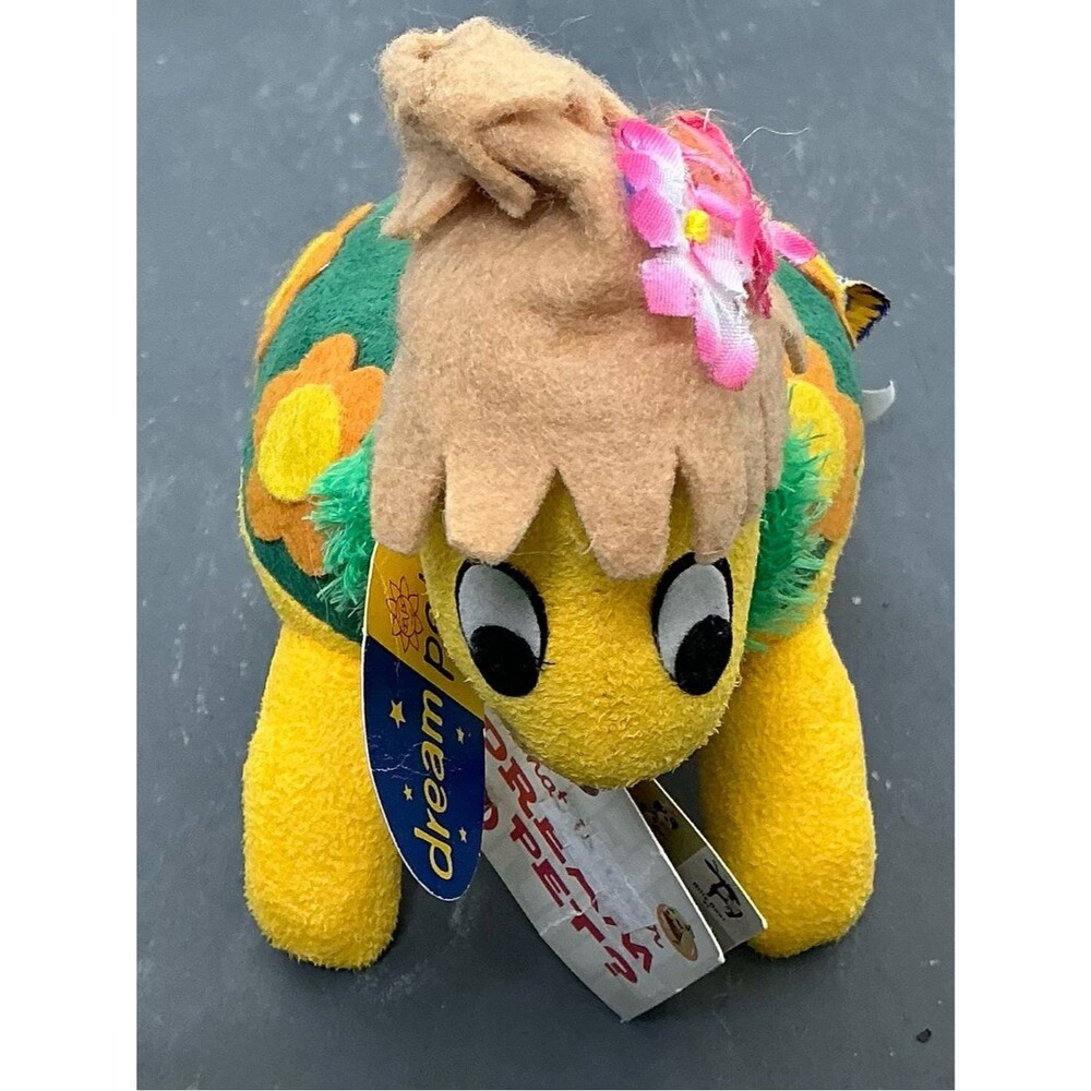 New With Tags Vintage Dakin Dream Pet Honolulu Harry Turtle Plush
